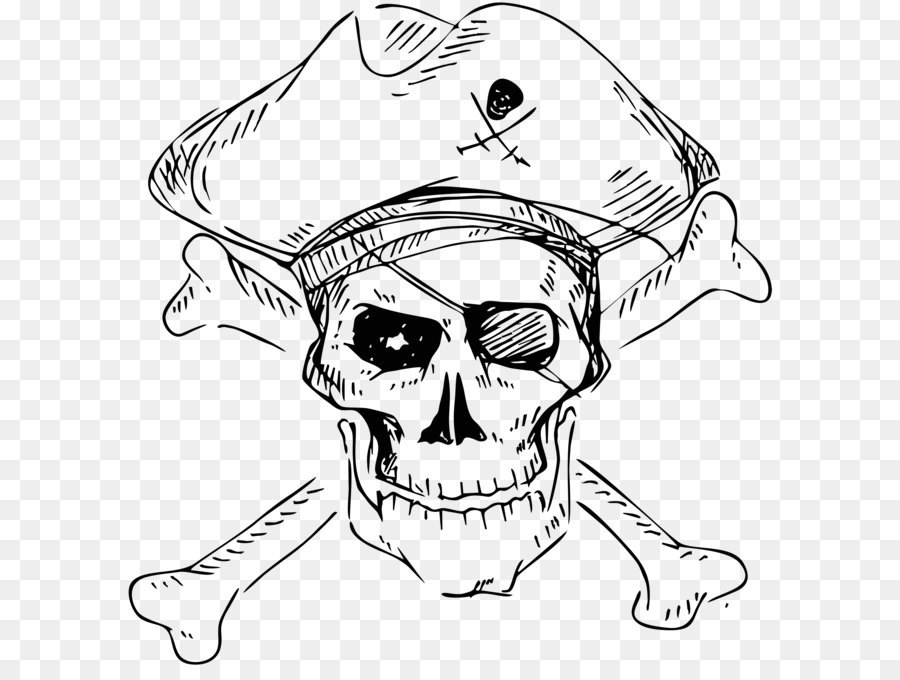 900x680 Piracy Skull And Crossbones Stock Photography Human Skull - Pirate Skull Sketch