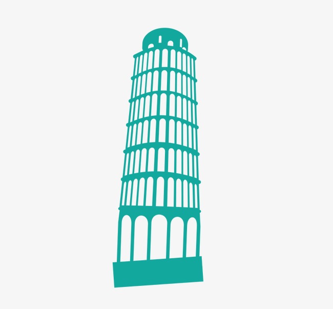 650x603 Leaning Tower Of Pisa Silhouette, Tower, Leaning Tower, Sketch Png - Pisa Tower Sketch