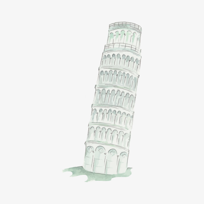 650x651 Sketch Leaning Tower Of Pisa, White, Sketch, Vector Png And Vector - Pisa Tower Sketch