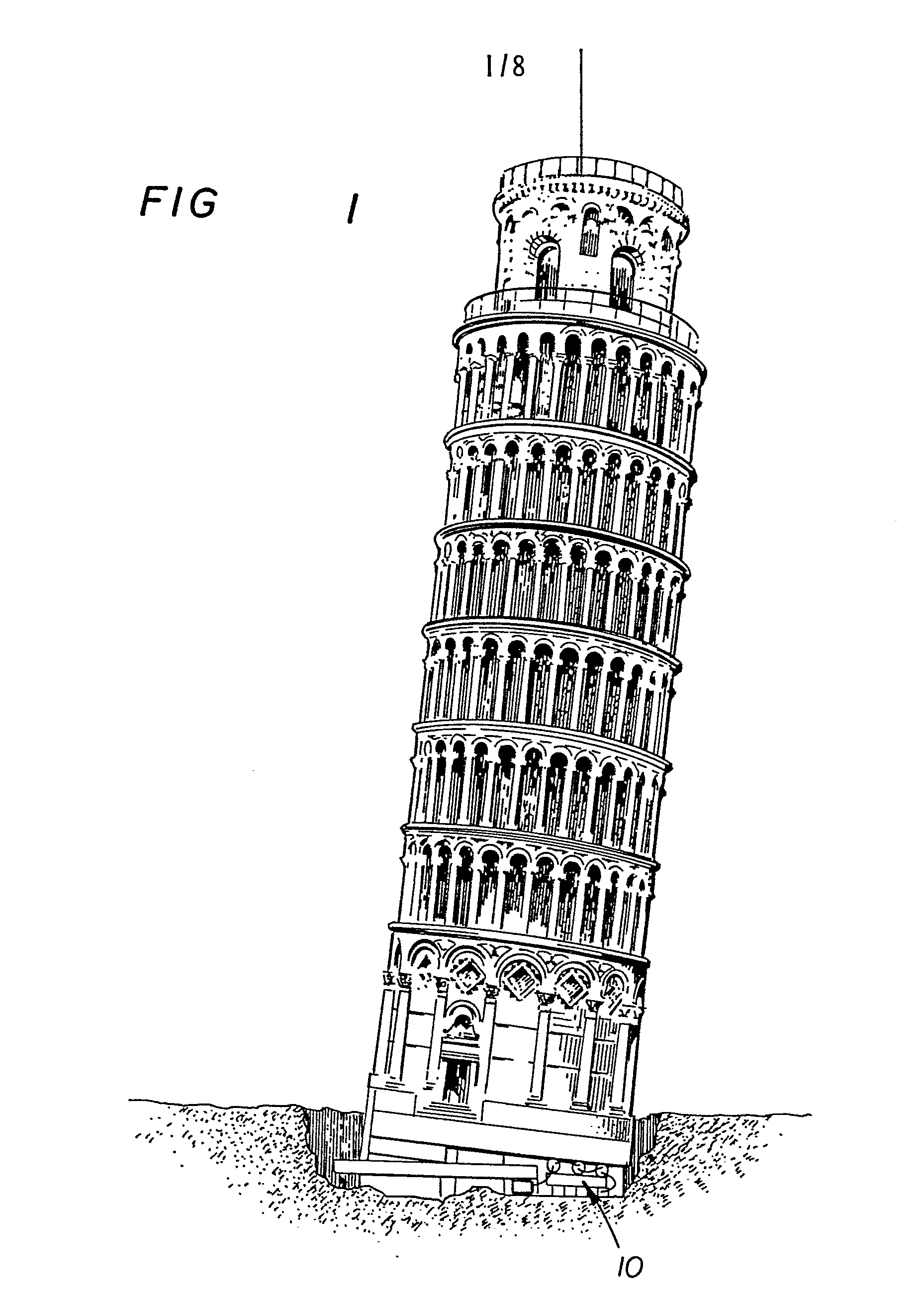 1858x2594 Pisa Tower Drawing - Pisa Tower Sketch