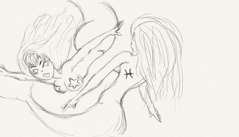779x448 Pisces Sketch By Sexximomma - Pisces Sketch