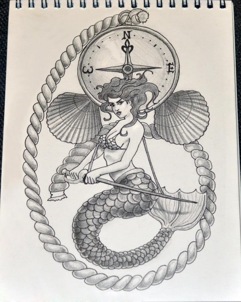 768x963 Pisces Sketch By Nelsonito - Pisces Sketch