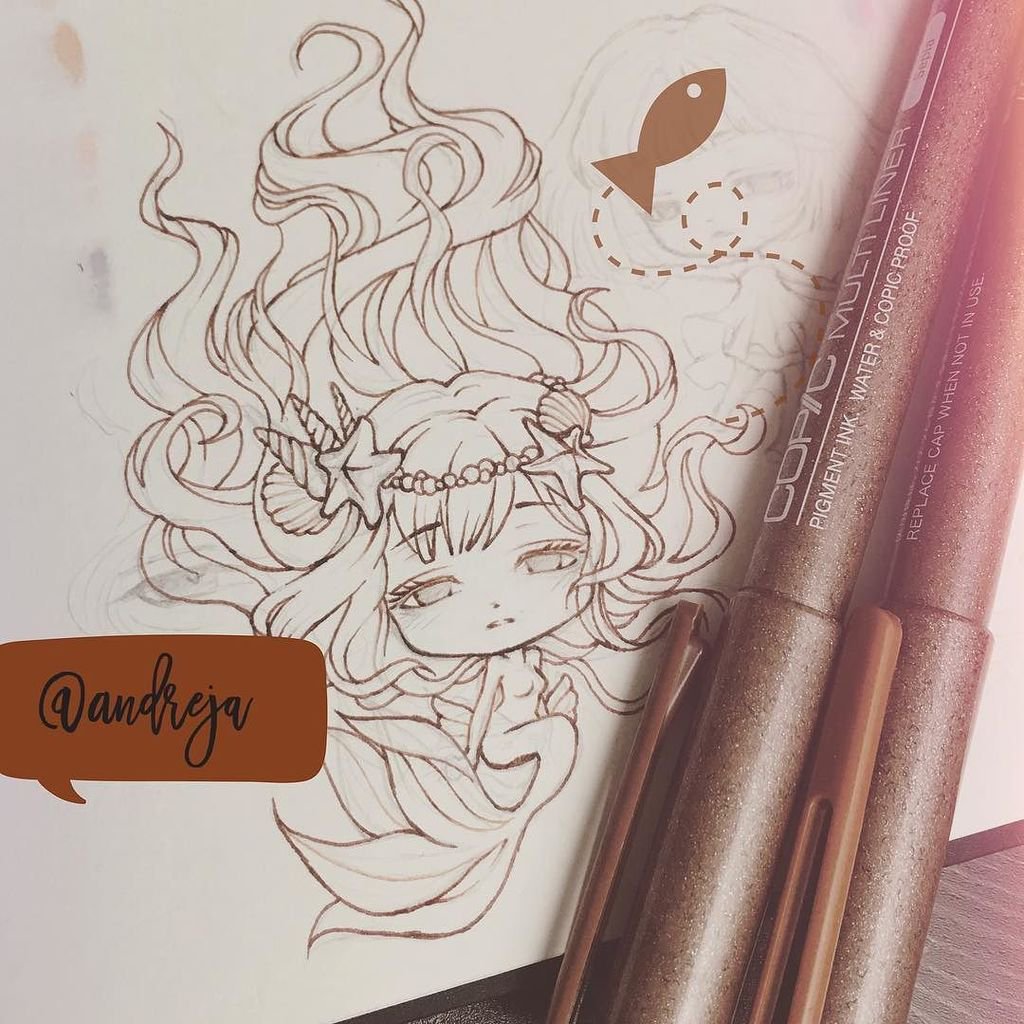 1024x1024 Andreja On Twitter Wip Pisces - Pisces Sketch