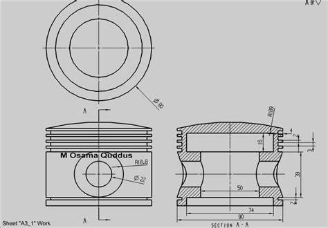 Piston Sketch at PaintingValley.com | Explore collection of Piston Sketch