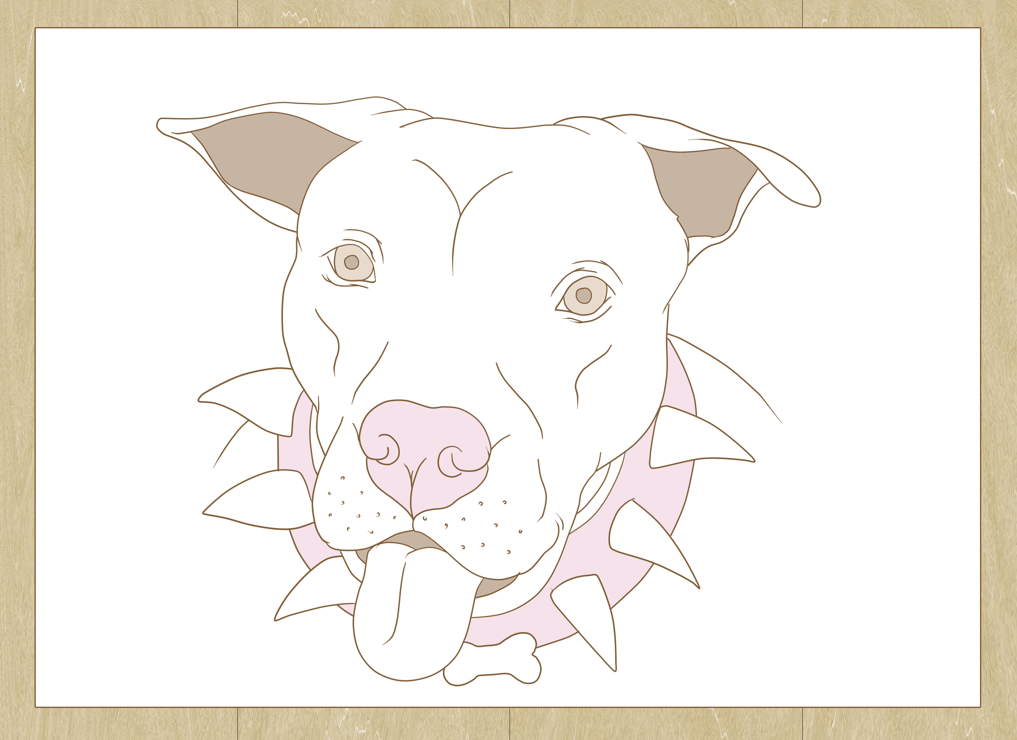 3300x2400 How To Draw A Pitbull (With Pictures) - Pitbull Dog Sketch