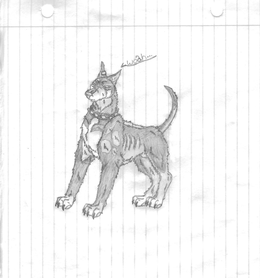 864x924 Jon The Pitbull Sketch By Arleamaris - Pitbull Sketch