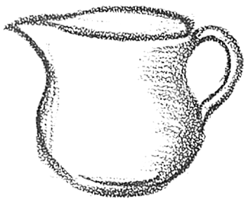 350x284 How To Draw Coffee Pot And Pitcher Of Cream Drawing Lesson - Pitcher Sketch