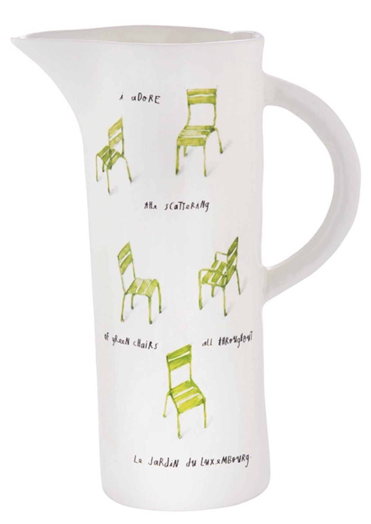 1196x1687 Rae Dunn French Sketch Pitcher Hacienda Boutique - Pitcher Sketch