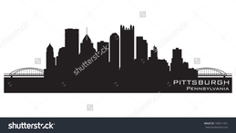 259x147 Pittsburgh Skyline Clipart - Pittsburgh Skyline Sketch