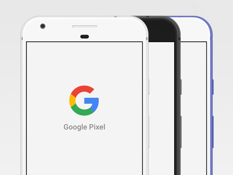 800x600 Google Pixel Mockup Sketch Freebie - Pixel Sketch