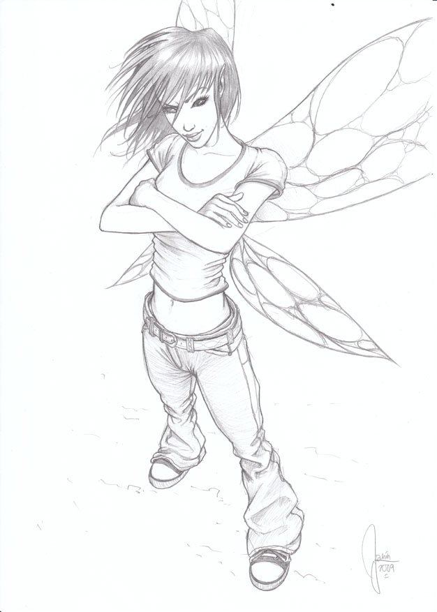 626x877 Pixie From X Men Sketch By Mikeljanin - Pixie Sketch