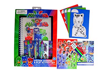 355x266 Pj Mask Stickers, Sketch Book, Coloring Board, Crayons - Pj Mask Sketch