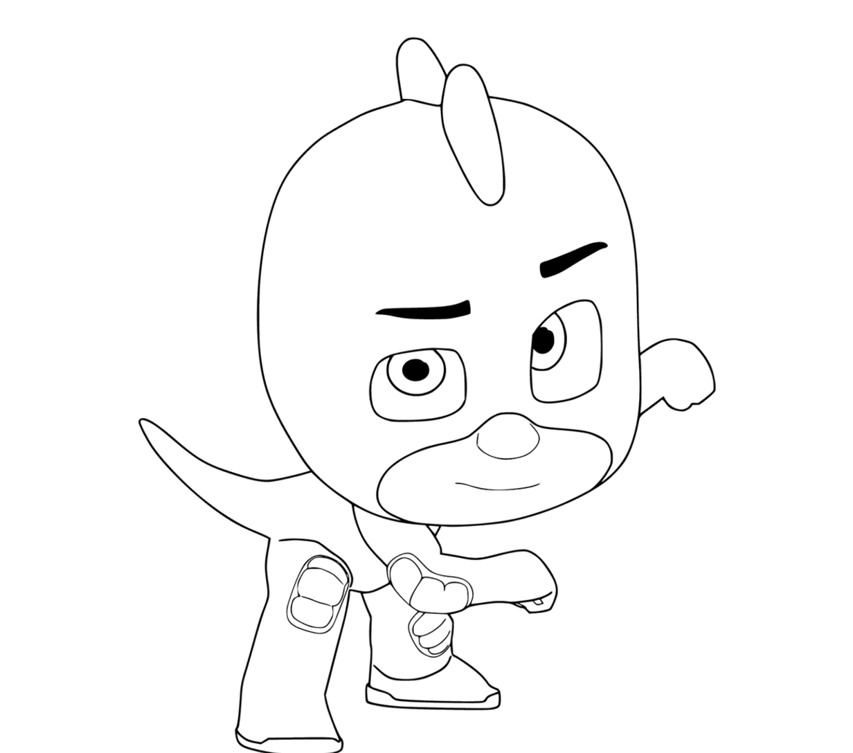 1232x1088 Pj Masks Coloring Pages - Pj Masks Sketch