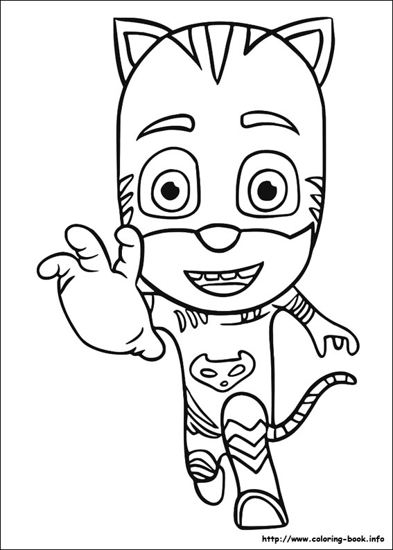 567x794 Pj Masks Coloring Pages On Coloring - Pj Masks Sketch