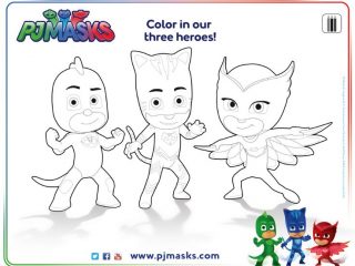 320x240 Pj Masks Printables Pj Masks Drawing - Pj Masks Sketch