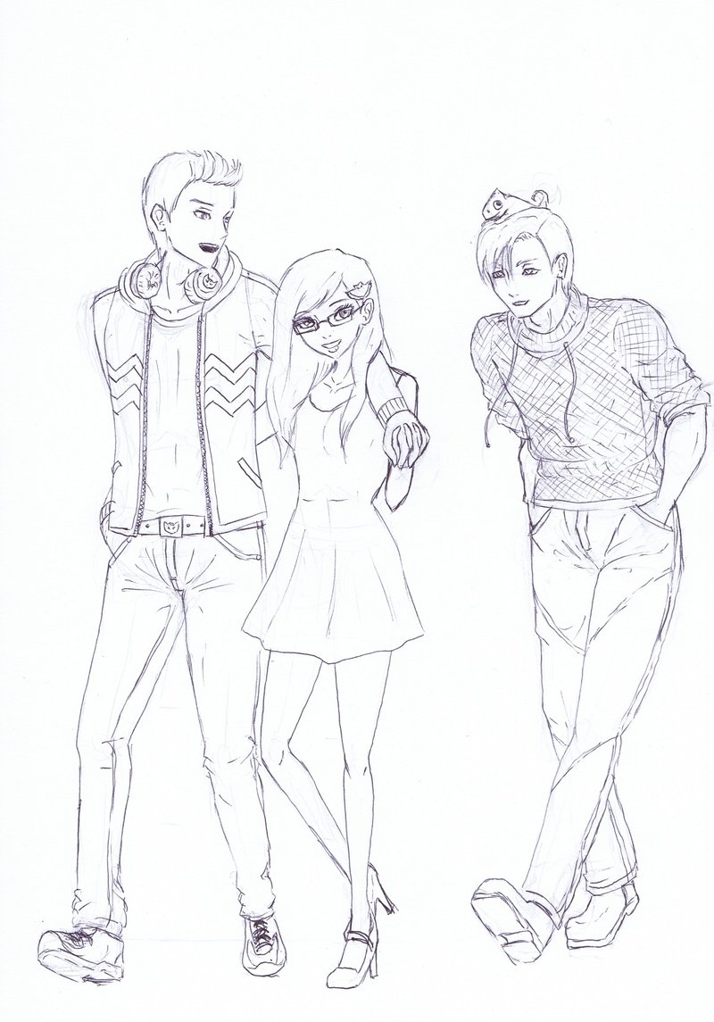 800x1145 Wip - Pj Masks Sketch