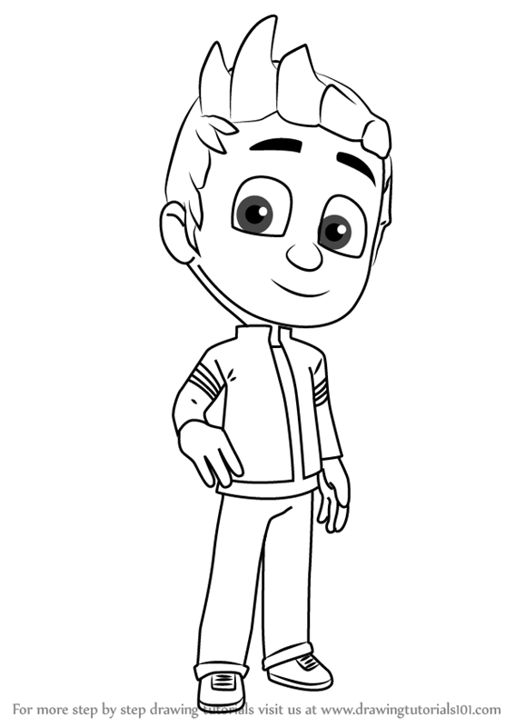 Pj Masks Sketch at PaintingValley.com | Explore collection of Pj Masks ...