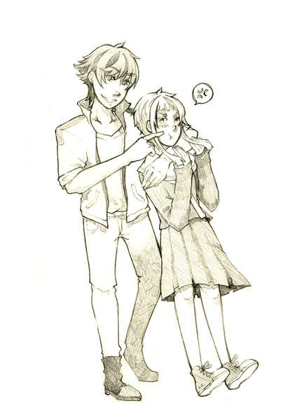 424x600 Plain Sketch Full Body - Plain Sketch