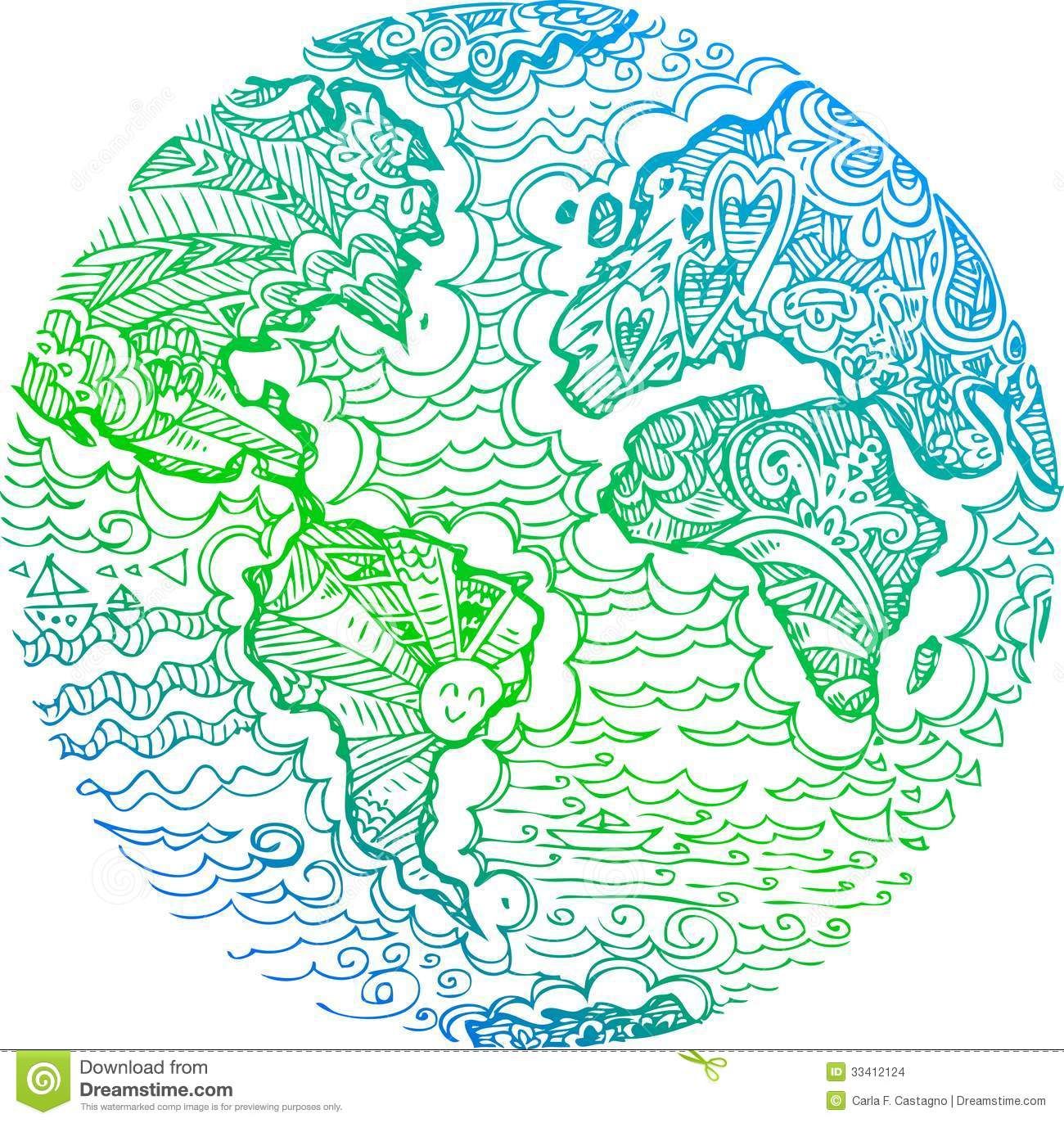 1300x1372 Planet Earth Sketch - Planet Earth Sketch