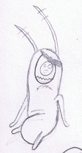 276x514 Old Plankton Sketch 2 By Camplazlofangirl - Plankton Sketch