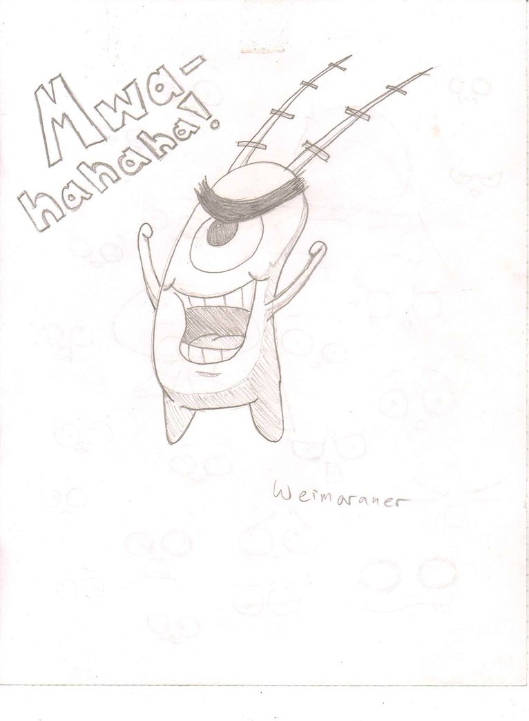 766x1044 Plankton Sketch By Coolue - Plankton Sketch