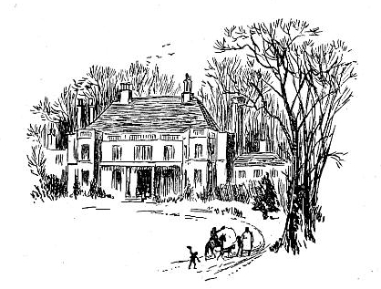 418x317 Plantation House Drawing - Plantation Sketch
