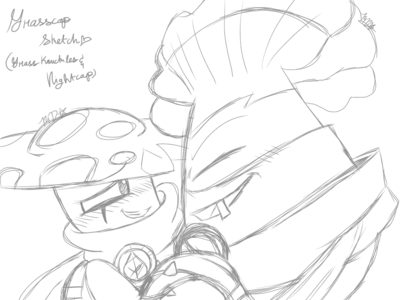 400x300 Pvz Heroes Sketch Of Grasscap By On - Plants Vs Zombies Sketch