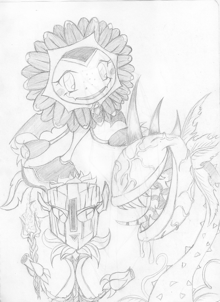 754x1032 My Favorite Plants Vs Zombies. By Anubis 13 - Plants Vs Zombies Sketch