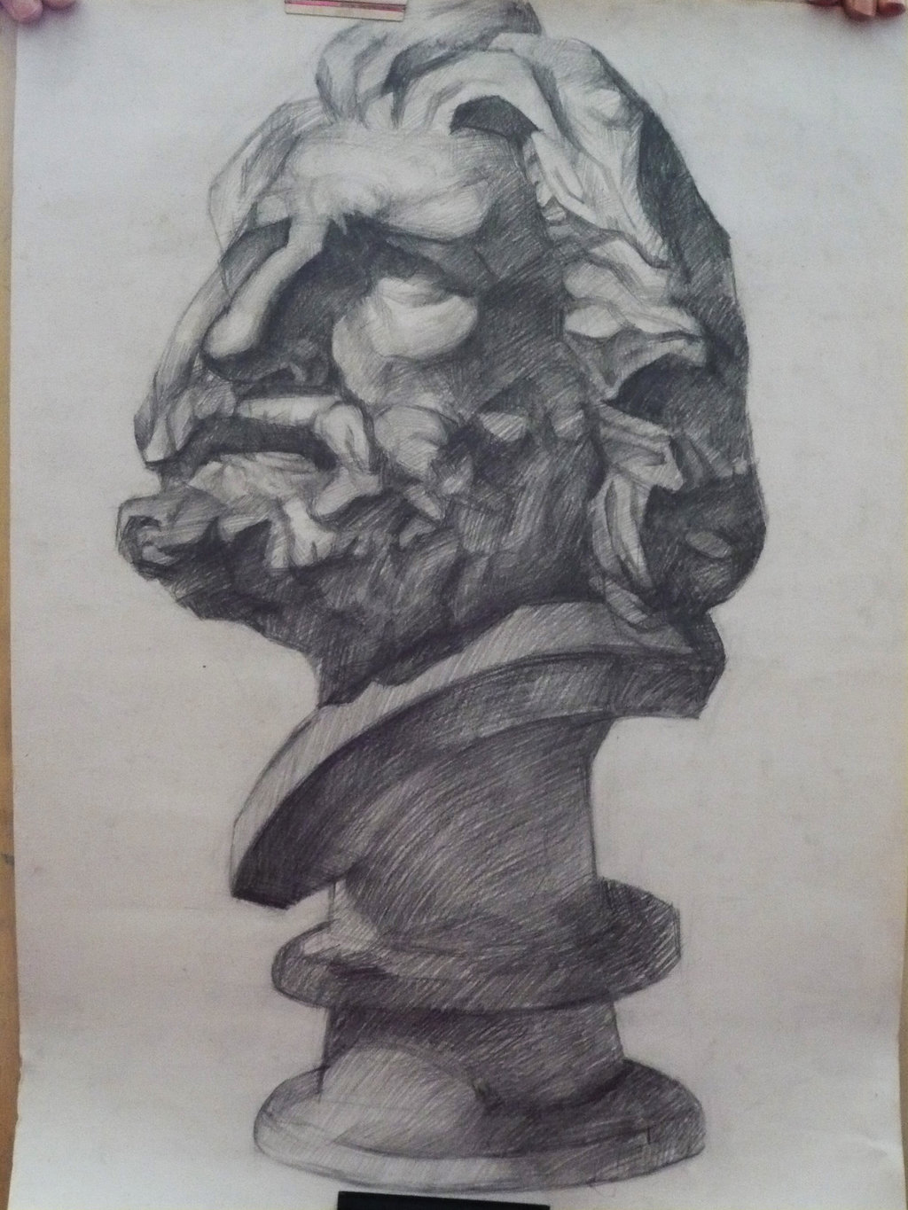 1024x1365 Sketch Of Plaster Portrait By Kelly Chen - Plaster Sketch