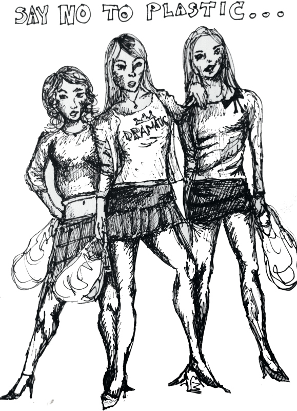 579x800 Ca Plastic Bag Ban Is Example To All - Plastic Bag Sketch