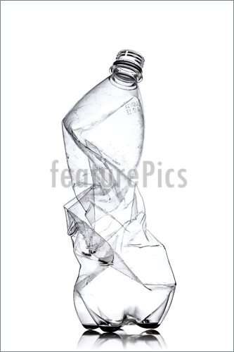 333x500 Picture Of Smashed Plastic Bottle - Plastic Bottle Sketch