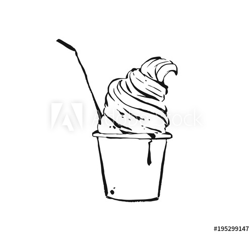 500x463 Hand Drawn Vector Abstract Ink Drawing Graphic Sketch Illustration - Plastic Sketch