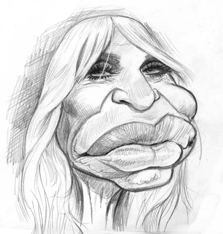 450x472 Richmond Illustration Inc. - Plastic Surgery Sketch