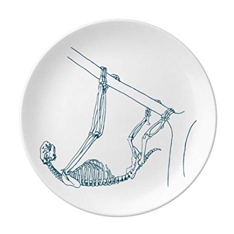 466x466 Sloth Skeleton Sketch Animal Dessert Plate Decorative - Plate Sketch