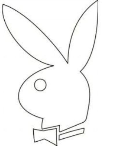 400x500 Playboy Bunny Template - Playboy Bunny Sketch