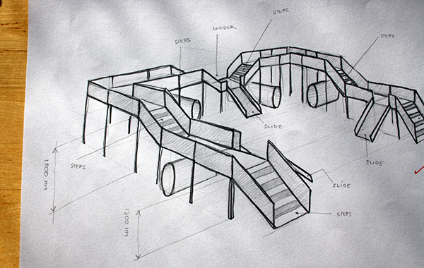 600x380 Playground (Rough Sketches) - Playground Sketch