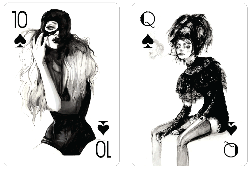 1000x672 Playing Cards 2014 Connie Lim - Playing Cards Sketch