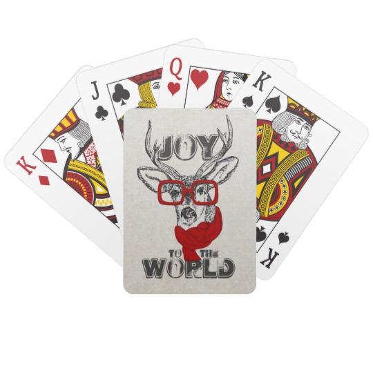 540x540 Cool Funny Deer Sketch To The Quote Playing Cards - Playing Cards Sketch