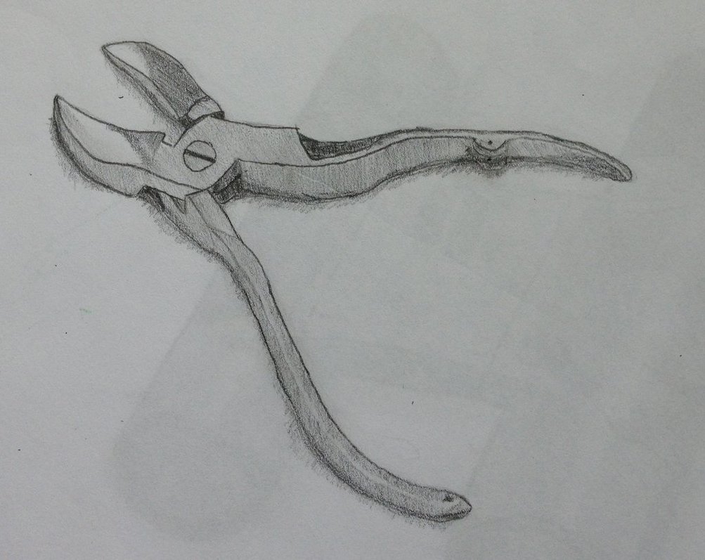 Pliers Sketch at Explore collection of Pliers Sketch