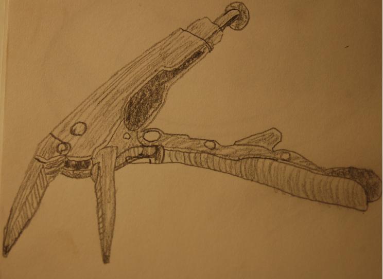 744x543 Pliers Sketch By Akamu23 - Pliers Sketch