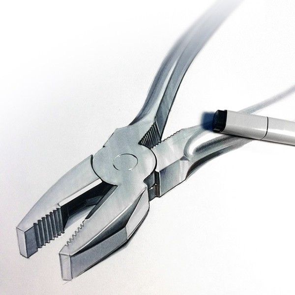 600x600 Industrial Design Product Sketches On Behance Design - Pliers Sketch