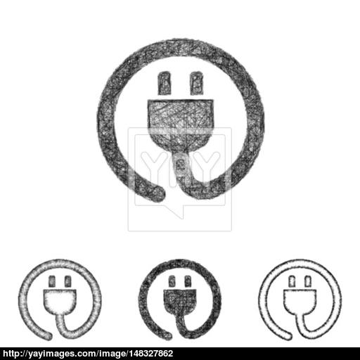 512x512 Plug Icon Set - Plug Sketch