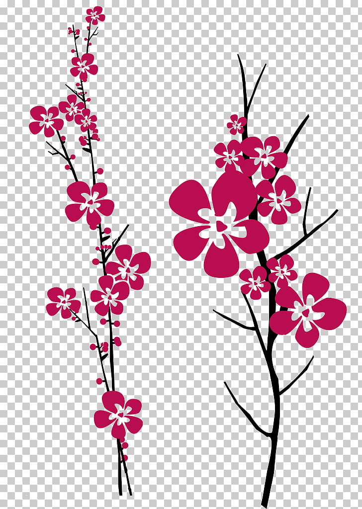 728x1024 Sleeve Tattoo Drawing Cherry Blossom Sketch, Plum S Png Clipart - Plum Sketch
