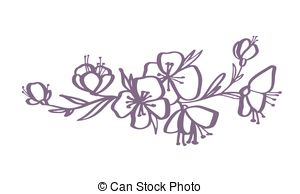 300x194 Plumeria Flower. Drawing And Sketch With Black And White Line Art. - Plumeria Flower Sketch