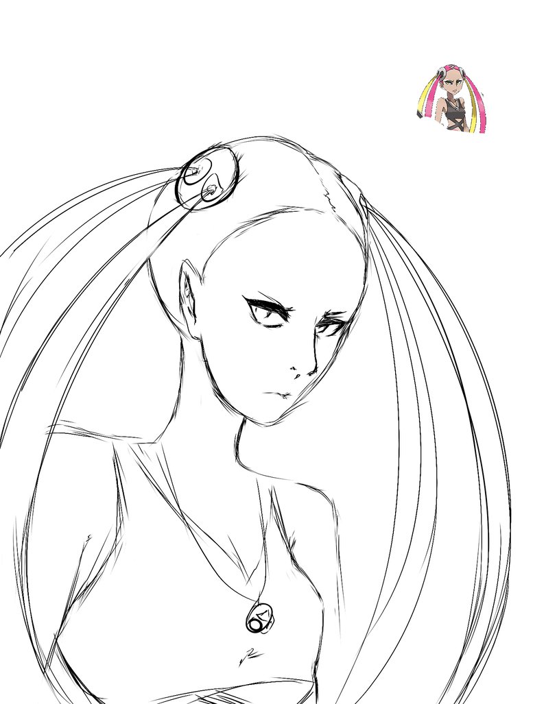 777x1027 Plumeria Sketch [Rushed] By Wolf Fang22 - Plumeria Sketch