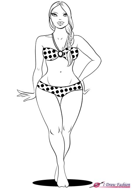 450x650 Draw A Plus Size Figure I Draw Fashion - Plus Size Sketches