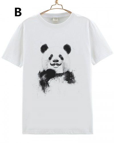 400x500 Panda T Shirt Creative Animal Sketches Plus Size T Shirts Xxxl - Plus Size Sketches