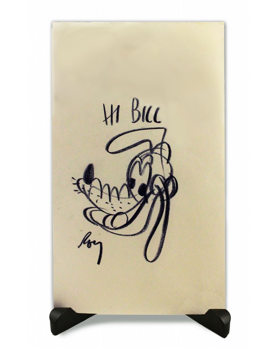 957x1200 Roy Williams Original Art Corner Sketch. - Pluto Sketch