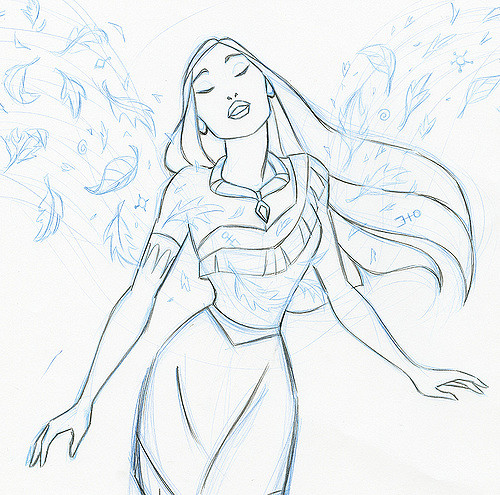 500x495 Pocahontas Sample Pencil I Have Been Working On Some New - Pocahontas Sketch