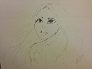 320x240 Pocahontas Sketch Amplt3 - Pocahontas Sketch